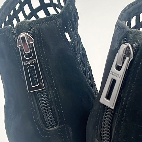 SCHUTZ Women’s Black Ankle Boots Size 9 - Picture 10 of 13